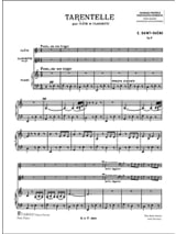 Tarentelle op. 6 - Flûte, clarinette et piano - SAINT-SAËNS